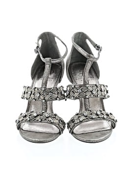 Sandales Adrianna Papell Talon Slingback Argenté - Taille 8M, état Comme Neuf