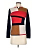 Basler Color Block Red Black Long Sleeve Top Size Sm - XS - photo 1