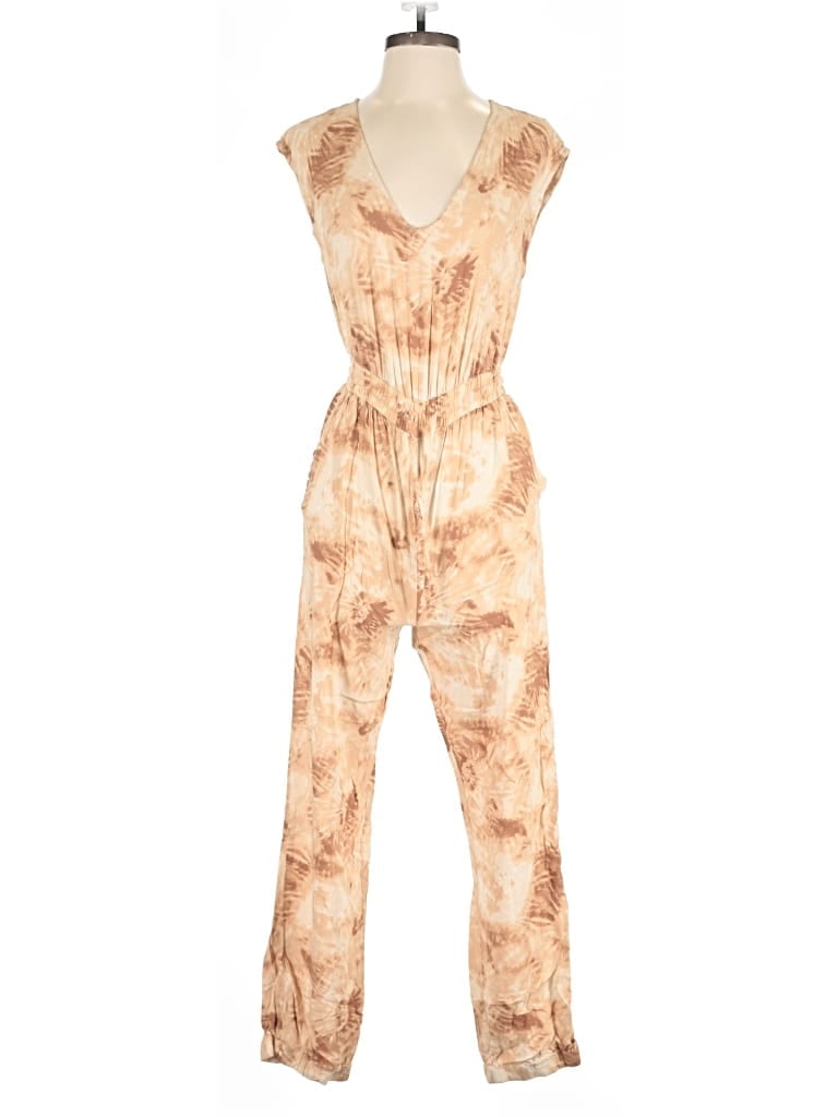 Pre-owned Japna Jumpsuit In Brown