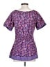 Assorted Brands Purple Short Sleeve Henley Size S - photo 2
