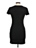Elodie Solid Black Casual Dress Size M - photo 2