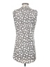 SJS Polka Dots Gray Sleeveless Blouse Size S - photo 2