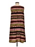 Halogen 100% Polyester Graphic Black Casual Dress Size M - photo 2