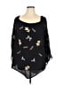 Assorted Brands Black 3/4 Sleeve Blouse Size 1X - photo 1
