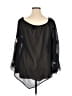 Assorted Brands Black 3/4 Sleeve Blouse Size 1X - photo 2