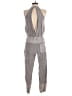 Young Fabulous & Broke Metallic Gray Jumpsuit Size S - photo 2