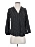 Vince Camuto 100% Polyester Polka Dots Black 3/4 Sleeve Blouse Size XS - photo 1