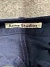 Acne Studios 100% Cotton Solid Blue Denim Skirt Size 23 waist - photo 12