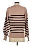 Unbranded Stripes Tan Turtleneck Sweater Size S - photo 2