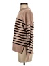 Unbranded Stripes Tan Turtleneck Sweater Size S - photo 5