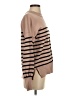 Unbranded Stripes Tan Turtleneck Sweater Size S - photo 4