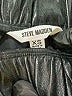 Steve Madden 100% Polyurethane Metallic Black Shorts Size XS - photo 3