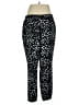 Vince Camuto 100% Polyester Animal Print Black Casual Pants Size XL - photo 2