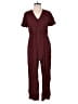 Rails Polka Dots Burgundy Jumpsuit Size M - photo 1