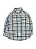 Carter's 100% Cotton Plaid Blue Long Sleeve Button-Down Shirt 12-18 MO / 18 MO - photo 1