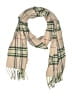 Fraas 100% Acrylic Plaid Tan Pink Scarf One size - photo 1