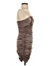 Hailey Logan 100% Polyester Brown Cocktail Dress Size XS - photo 4