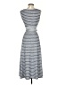 Max Studio Stripes Gray Casual Dress Size XS - photo 2