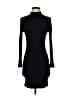 Shein Solid Black Casual Dress Size 4 - photo 1