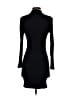 Shein Solid Black Casual Dress Size 4 - photo 2