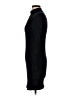 Shein Solid Black Casual Dress Size 4 - photo 5