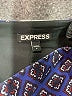Express Argyle Blue Formal Skirt Size 4 - photo 4