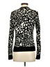 Ann Taylor Factory 100% Cotton Animal Print Black Pullover Sweater Size S - photo 2