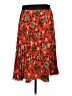 Lularoe 100% Polyester Floral Orange Red Casual Skirt Size M - photo 2
