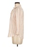J.Crew 100% Linen Stripes Ivory 3/4 Sleeve Button-Down Shirt Size 8 - photo 5