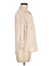 J.Crew 100% Linen Stripes Ivory 3/4 Sleeve Button-Down Shirt Size 8 - photo 4