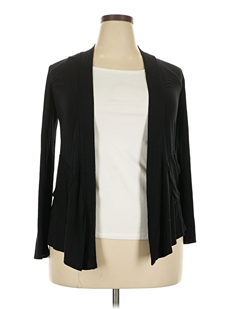 Pre-owned Jason Maxwell Cardigan Sweater In Black