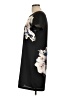 Vince Camuto Graphic Floral Black Casual Dress Size 10 (petite) - photo 5