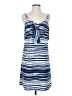 CAbi 100% Polyester Stripes Blue Casual Dress Size S - photo 1