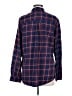 Express Plaid Blue Long Sleeve Button-Down Shirt Size M - photo 2