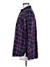 Express Plaid Blue Long Sleeve Button-Down Shirt Size M - photo 5