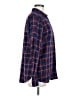 Express Plaid Blue Long Sleeve Button-Down Shirt Size M - photo 4