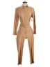 S/W/F Solid Tan Jumpsuit Size S - photo 1