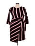 Socialite 100% Polyester Stripes Black Cocktail Dress Size XXL - photo 1