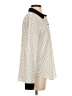 Ann Taylor Polka Dots Ivory Long Sleeve Blouse Size S - photo 4
