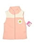 Real Love 100% Polyester Pink Sweater Vest Size 4T - photo 1