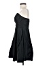 Moda International 100% Polyester Solid Black Cocktail Dress Size 2 - photo 5