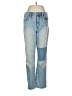 J.Crew Color Block Blue Jeans Size 27 waist - photo 1