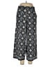 Max Studio Paisley Black Casual Pants Size L - photo 1