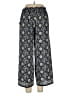 Max Studio Paisley Black Casual Pants Size L - photo 2