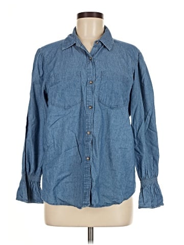 LC Lauren Conrad Long Sleeve Button-Down Shirt (view 1)