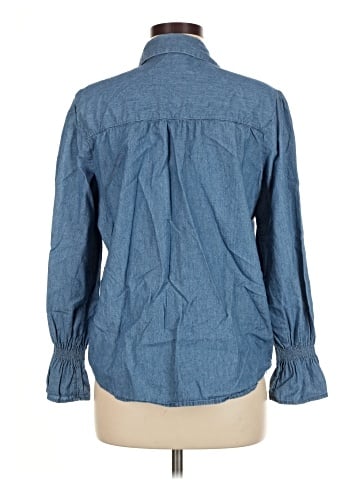 LC Lauren Conrad Long Sleeve Button-Down Shirt (view 2)