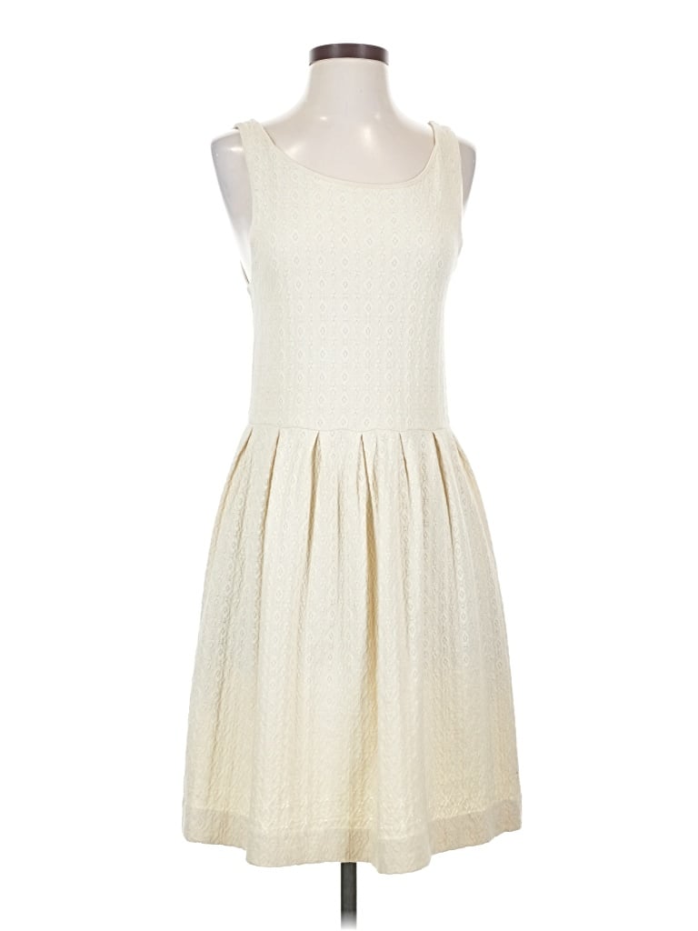 Pre-owned Deletta Cocktail Dress In White