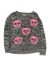Flowers By Zoe 100% Acrylic Print Pink Pullover Sweater Size 6 - photo 1