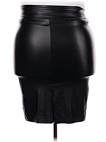 Simlu Faux Leather Skirt (view 2)