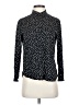 Uniqlo Polka Dots Black Long Sleeve Blouse Size S - photo 1